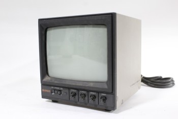 Video, Monitor, SCREEN, DATE OF MANUFACTURE 1979, AGED, PLASTIC, GREY