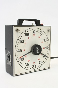Photography, Miscellaneous, DARKROOM TIMER W/WHITE FACE & HANDLE, 