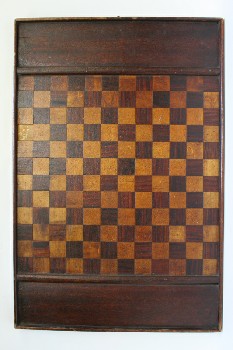 Game, Chess, ANTIQUE CHECKERBOARD,