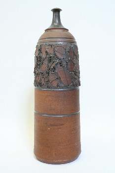 Vase, Urn, LAMP BASE W/NARROW NECK, 6.5
