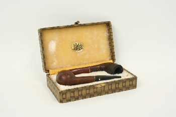 Decorative, Smoking, 2 PIPES IN A BOX,