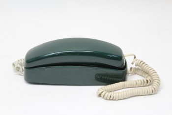 Phone, Single Line, TOUCH TONE ON HANDSET, PLASTIC, GREEN