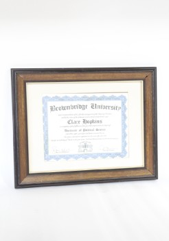 Wall Dec, Certificate, CLEARABLE, CERTIFICATE, 