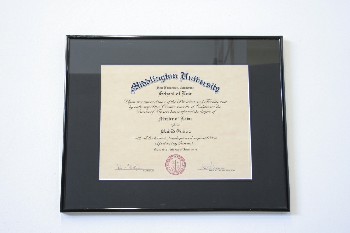 Wall Dec, Certificate, DIPLOMA, 