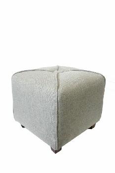 Ottoman, Square, HASSOCK, FOOT REST / STOOL, BUTTON TUFTED 