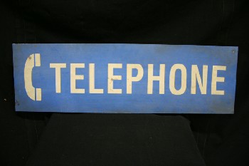 Sign, Telephone, 