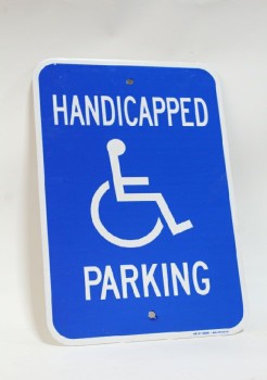 Sign, Parking, DISABLED (SYMBOL), WHEELCHAIR, 