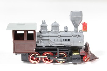 Toy, Railway, LOCOMOTIVE TRAIN, PLASTIC, GREY