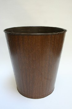 TAPERED ROUND,FAUX WOODGRAIN, Containers