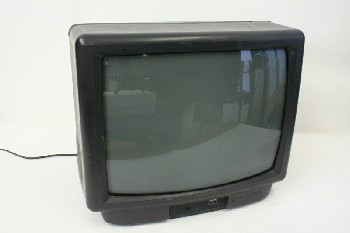 Video, TV, RECTANGULAR PANEL IN FRONT , PLASTIC, BLACK