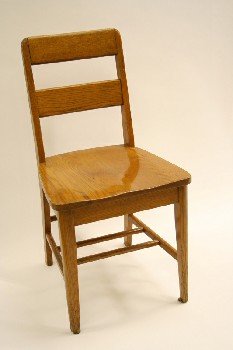 Chair, School, OAK,LADDER BACK, WOOD, BROWN