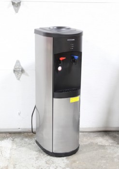 Plumbing, Water Cooler, RED & BLUE TAPS (HOT & COLD) - Comes With Choice Of Bottle, PLASTIC, GREY