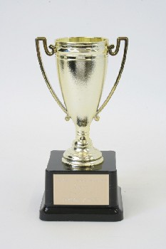 Trophy, Cup, W/HANDLES,BLACK BASE,