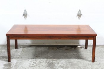 Table, Coffee Table, PLAIN, MODERN, RECTANGULAR, ROSEWOOD, WOOD, BROWN