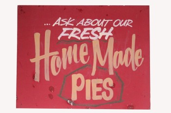 Sign, Diner, HAND PAINTED VINTAGE STYLE,