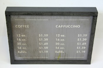Sign, Coffee, CAFE/COFFEESHOP, 