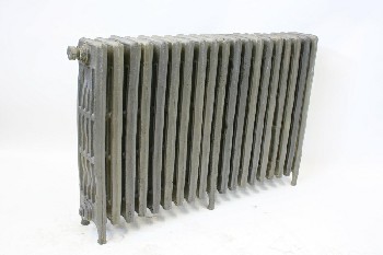 Radiator, Miscellaneous, 19 TUBE,5 COLUMN,LIGHTWEIGHT VINTAGE RADIATOR W/CAST IRON LOOK (**Colour May Change With Each Rental - Rads Must Be Returned Ready To Rent: Repainted Metallic Or White**) , STYROFOAM, BRASS