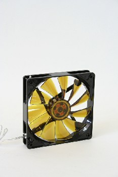 Electronic, Parts, AMBER FAN PART IN SQ FRAME , PLASTIC, BLACK