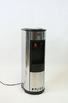 Plumbing, Water Cooler, RED & BLUE TAPS, MODERN - Comes With Choice Of Bottle, PLASTIC, GREY