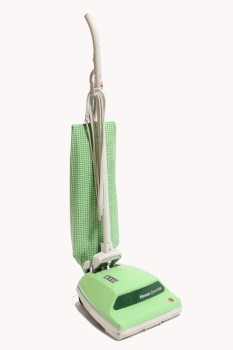 Appliance, Vacuum Cleaner, VINTAGE, UPRIGHT, MINT GREEN, PLASTIC, GREEN