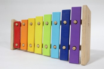Toy, Misc, KIDS RAINBOW XYLOPHONE, WOOD, MULTI-COLORED