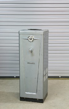 Plumbing, Water Cooler, FRONT SPOUT,VINTAGE - Comes With Choice Of Bottle, METAL, GREY