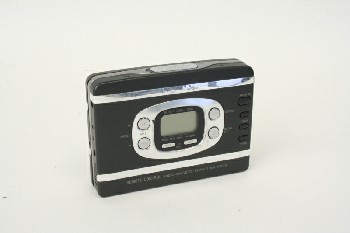 Audio, Cassette Player, REMOTE CONTROL RADIO CASSETTE PLAYER, PLASTIC, BLACK