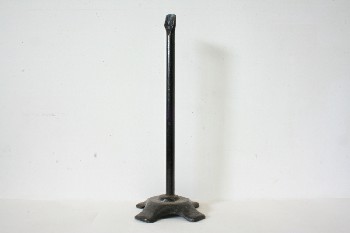 Stand, Miscellaneous, CAST IRON COBBLER'S STAND,SHOEMAKING, INDUSTRIAL, 4 FOOTED BASE, IRON, BLACK