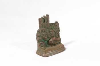 Bookend, Misc, CATHEDRAL & LANDSCAPE, PATINA, METAL, BRASS