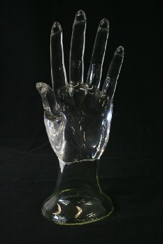Decorative, Hand, HAND/GLOVE MOLD, TRANSPARENT , GLASS, CLEAR