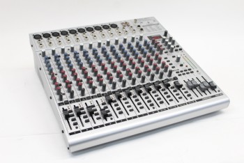 Audio, Mixing Board, SOUND MIXER CONSOLE,1990s, METAL, GREY