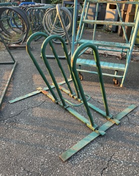 BICYCLE PARKING STAND, LOOP SHAPED LOCKING BARS, PUBLIC / METRO, OUTDOOR / EXTERIOR, BIKE LOCK / SECURITY RACK - Bike Racks Are Allowed To Be Painted With Exterior Paint, Colour May Not Be As Shown, Outdoor & Sports