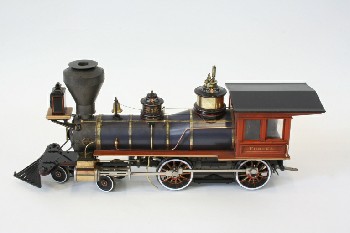 Toy, Railway, MODEL LOCOMOTIVE TRAIN, PLASTIC, BLACK