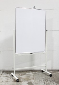 Board, Dry Erase, FREESTANDING, PIVOTING WHITE BOARD, JUST BOARD IS 45.5 x 33.5