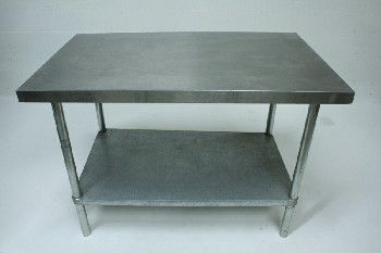 Table, Stainless Steel, LOWER SHELF, STAINLESS STEEL, GREY