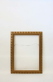 Art, Frame , 3x4',ORNATE RELIEF BORDERS, EMPTY, WOOD, COPPER