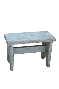 Bench, Rustic, SMALL, THICK LEGS, RUSTIC, WOOD, GREY