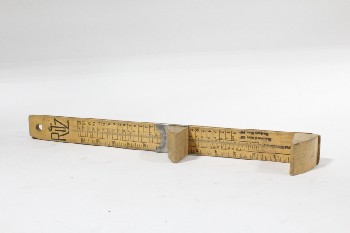 VINTAGE FOOT MEASURER W/ADJUSTABLE SHOE SIZE INDICATOR , Garage & Tools 