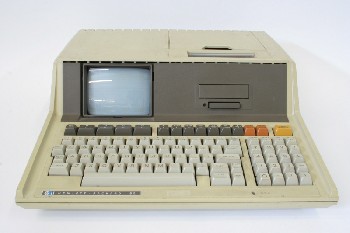 Computer, Misc, OLD STYLE DESKTOP (CIRCA 1979), HORIZONTAL, PLASTIC, TAN