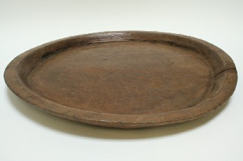 Decorative, Plate, ROUNDISH,RUSTIC (NOT EXACTLY AS PICTURED), WOOD, BROWN