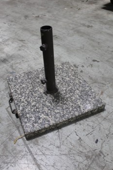 Umbrella, Stand, BASE FOR PATIO/OUTDOOR UMBRELLA,SQUARE W/1 END HANDLE, SPECKLED , MARBLE, BROWN
