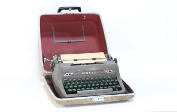 Desktop, Typewriter, VINTAGE TYPEWRITER (6x14x12
