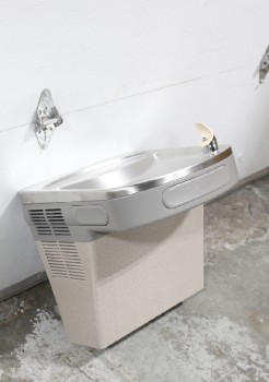 TAP & DRAIN, PUSH BUTTON FRONT, WALLMOUNT WATER COOLER, Commercial & Institutional