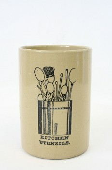 Housewares, Holder, CYLINDRICAL W/PICTURE OF 