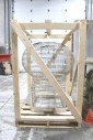 Cage, Wood, 5FT BIRD CAGE, ANTIQUE, VICTORIAN, HOT AIR BALLOON STYLE, ORNATE, WOOD & WIRE SPHERE, VERY FRAGILE - Must Be Transported In Travel Crate, No Charge For Rental Of Crate, However Charges Will Apply If Crate Not Returned, WOOD, WHITE