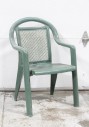 Chair, Stackable, INDOOR / OUTDOOR, LAWN, PATIO, COMMERCIAL GRADE, MESH PATTERNED SEAT BACK, STACKABLE, PLASTIC, GREEN