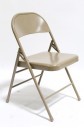 Chair, Folding, PLAIN,STEEL,FOLDING , METAL, BROWN