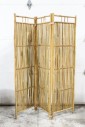 Screen, 3 Panel, RUSTIC, WOVEN BAMBOO, PARTITION, ROOM DIVIDER, FRAGILE, BAMBOO, BROWN