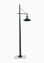 MARINE/WHARF STYLE LIGHT/LAMP POLE W/SHADE, METAL BASE, Lighting & Candles