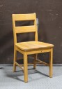 Chair, School, OAK, SOLID WOOD, LADDER BACK, ANTIQUE SCHOOLHOUSE / CLASSROOM - Mismatched Set Of 41 - Condition, Measurements & Colour Slightly Different On All, WOOD, BROWN